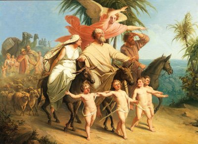 Abraham erblickt das ihm verheißene Land von Julius Schnorr von Carolsfeld